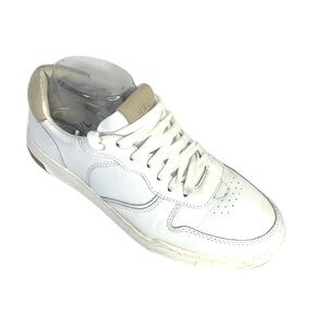 Madewell White Leather Court Sneakers Size 8 Casual Minimalist